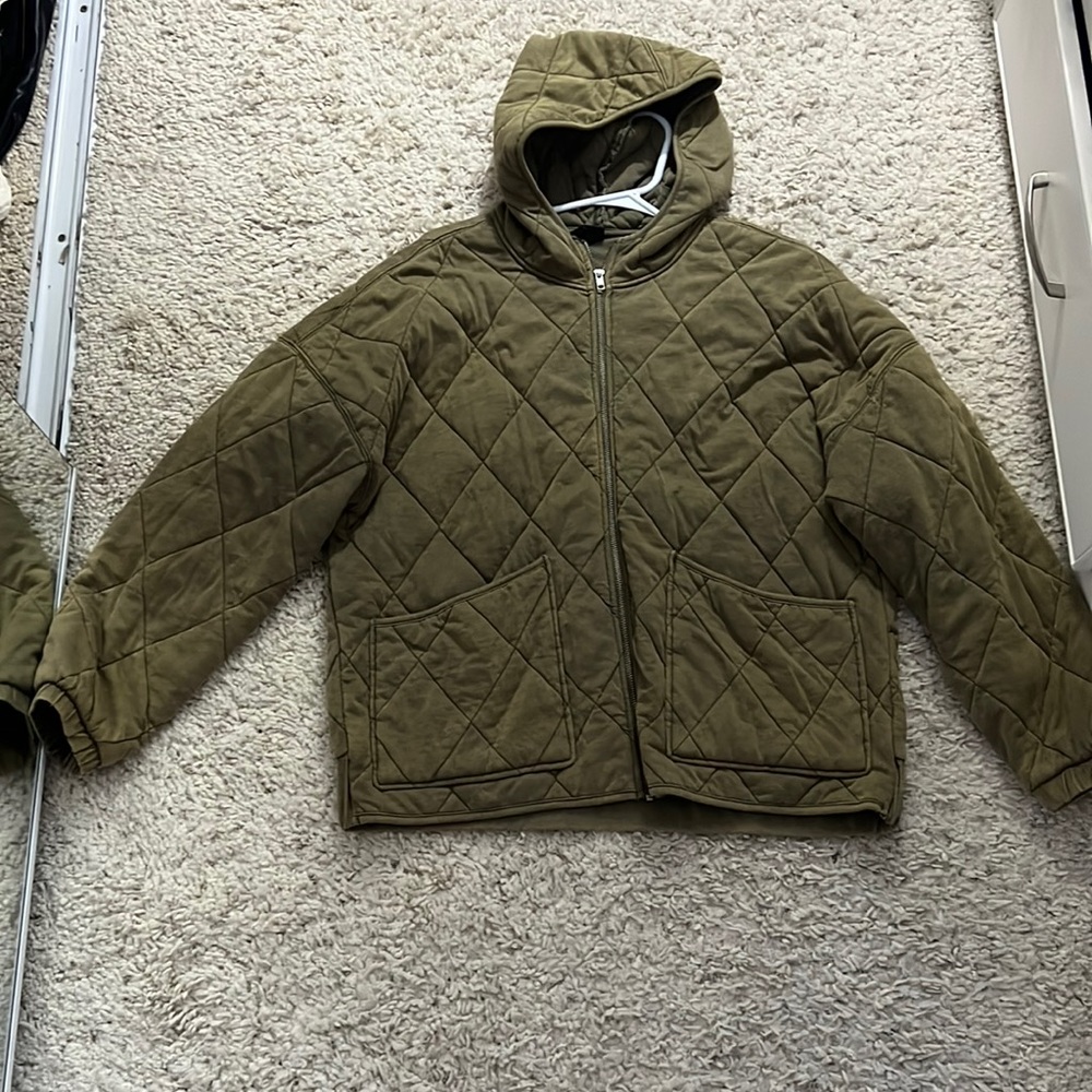 Target Quilted Army Green Jacket